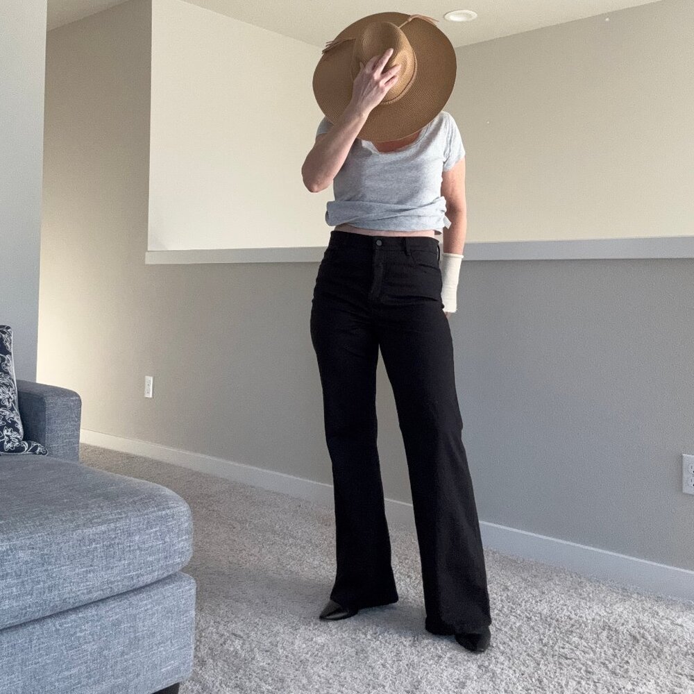 Ann Taylor Bootcut 5-pocket Pant in Black